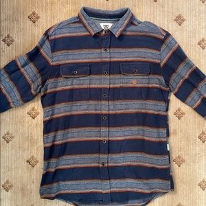 VISSLA Striped Flannel | L